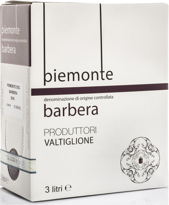 Produttori di Govone Valtiglione Barbera Bag in Box
